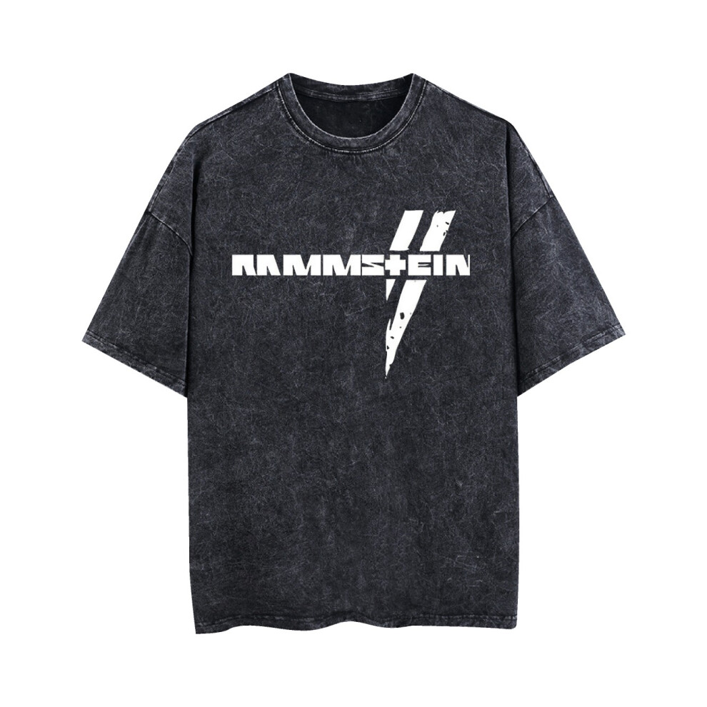 Kiikn (S) Rammstein Symbol Vintage T-Shirt Black