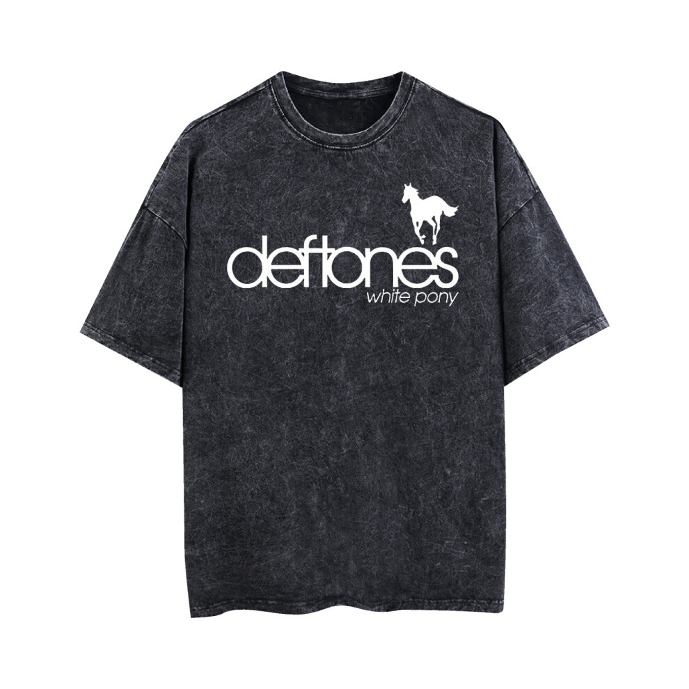 Kiikn (M) Deftones White Pony Vintage T-Shirt Black