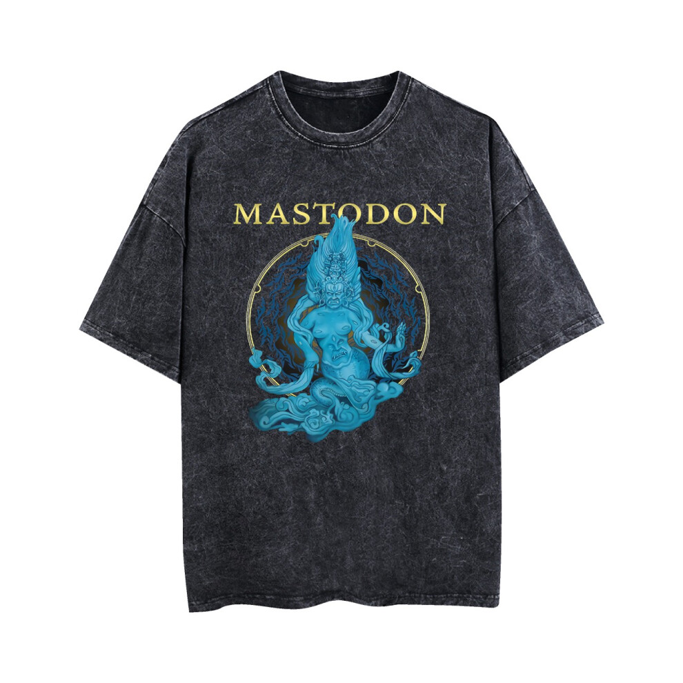 Kiikn (M) Mastodon Sea Beast Vintage T-Shirt Black