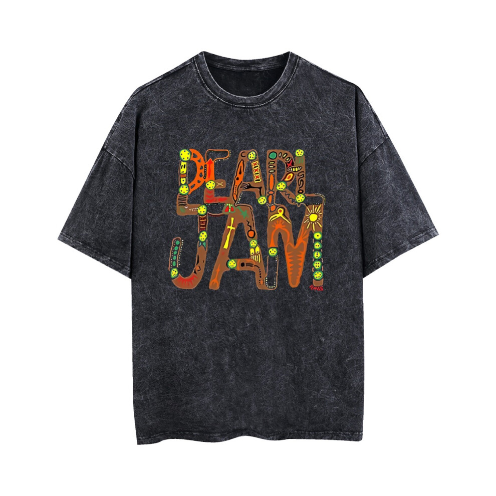 Kiikn (M) Pearl Jam Logo Vintage T-Shirt Black