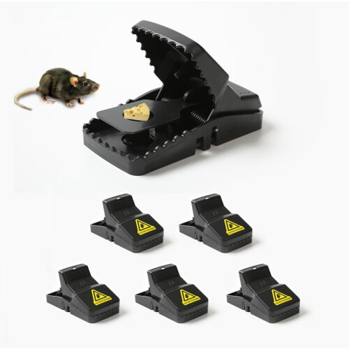 Vivo 6pk Plastic Reusable Mouse Trap Rodent Rat Snap Catcher Mice Kill Pest Control