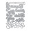 Foliage and Simple Sentiments Die Set - 5579e 4