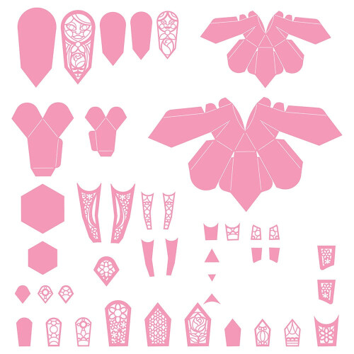Beautiful Matryoshka Doll Die Set - 4609E 2