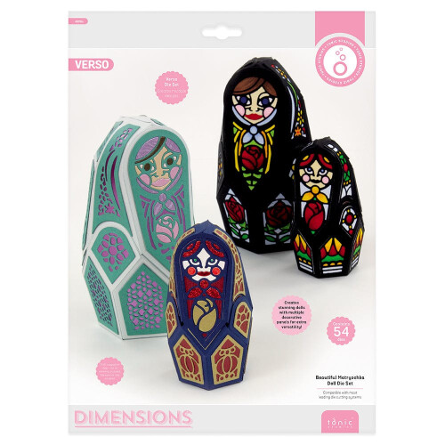 Beautiful Matryoshka Doll Die Set - 4609E 1