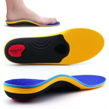 VALsole Orthotic Insole - Arch Support for Overpronation & Plantar Fasciitis, Heel Pain - Men & Women, Blue, UK 9-28cm, Heel Pain Insoles