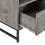 LIVIVO (DARK GREY) LIVIVO Oak Side Table - End Coffee Table 4