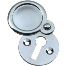 Dzina Victorian Escutcheon Covered 32mm Satin Chrome Pack of 1