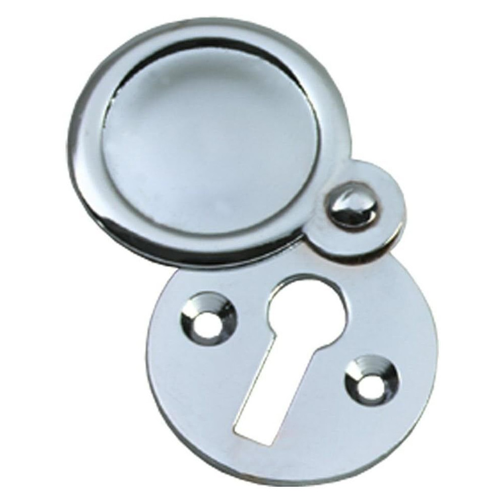 Dzina Victorian Escutcheon Covered 32Mm Satin Chrome Pack Of 1 5056040869829