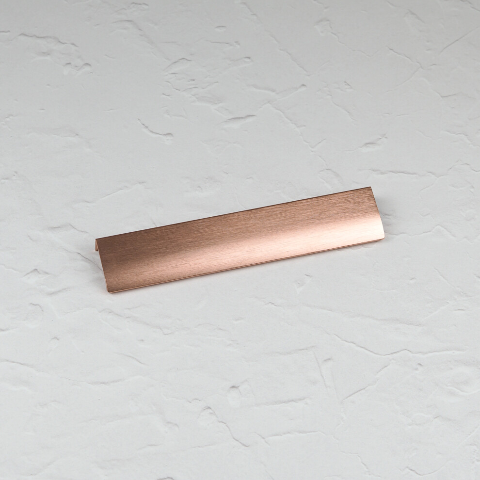 (200mm Pull ) Brushed Copper Profile Trim Edge Mount Lip Pulls