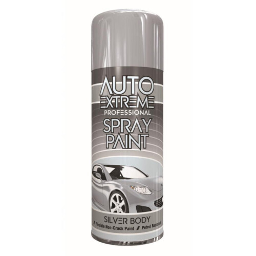 (A/X EXTREME SILVER BODY GLOSS 400ML - 1930  ) All Purpose Quick Drying Spray Paint