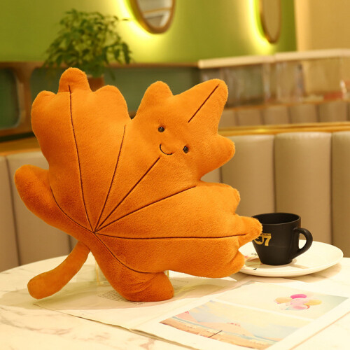 (Maple Leaf) Leaf Throw Pillow Plush Toy Cushion Living Room Sofa Decoration Soft Comfortable