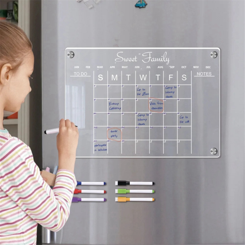 JJBRDZ-Calendar Board Weekly Plan Notepad Refrigerator Sticker, L-WEEK 2