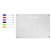 JJBRDZ-Calendar Board Weekly Plan Notepad Refrigerator Sticker, L-WEEK