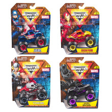 Monster Jam Marvel 1:64 Die-Cast Trucks Series 1 – Assorted Marvel Designs (Random Pick) – Spin Master