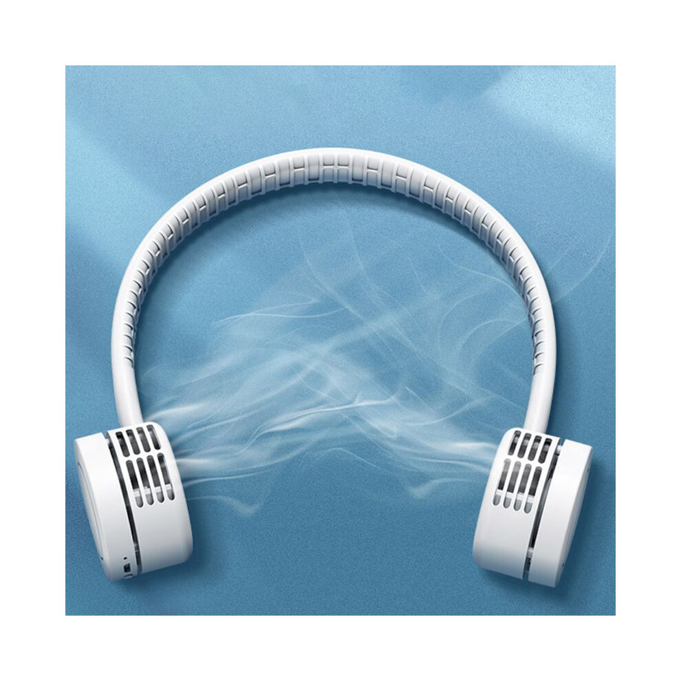 Portable Leafless Hanging Neck Fan USB Charging Outdoor Sports Flexible Air Cool