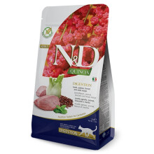 FARMINA N&D CAT QUINOA DIGESTION AGNEAU ET FENOUIL Herbe
