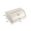 Living And Home (White) Metal Roll Top Bread Container for Kitchen Countertop 6