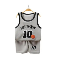 (Type 3, 100cm(3T)) Children Sets Summer Sleeveless Basketball T-shirts Shorts for Children Clothing Quick-drying Sport Tank Tops Kids Clothes