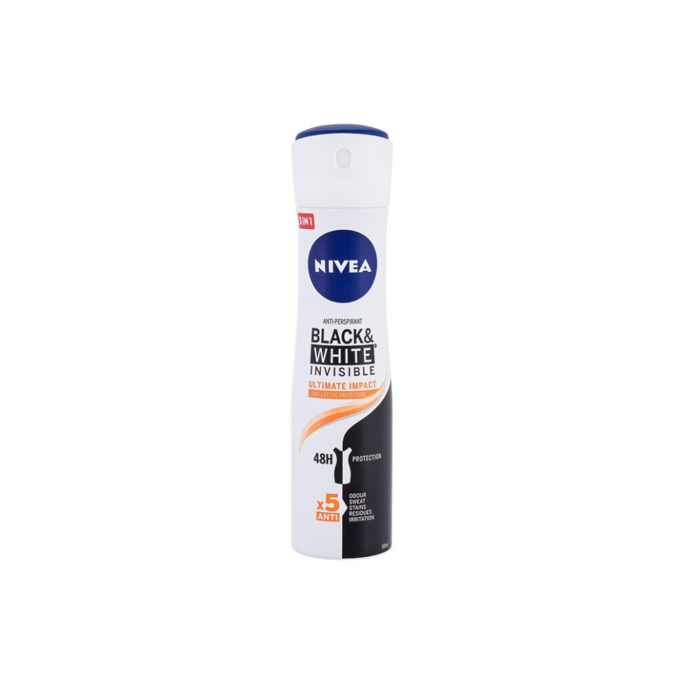 Nivea - Black & White Invisible Ultimate Impact 48H - For Women, 150 ml