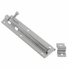 Dzina Steel Sliding Tower Door Bolt 100mm x 40mm (4 Inch) BZP, Pack of 1