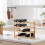 Living And Home 4-Tier Bamboo Wood Wine Rack 2