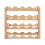 Living And Home 4-Tier Bamboo Wood Wine Rack 3