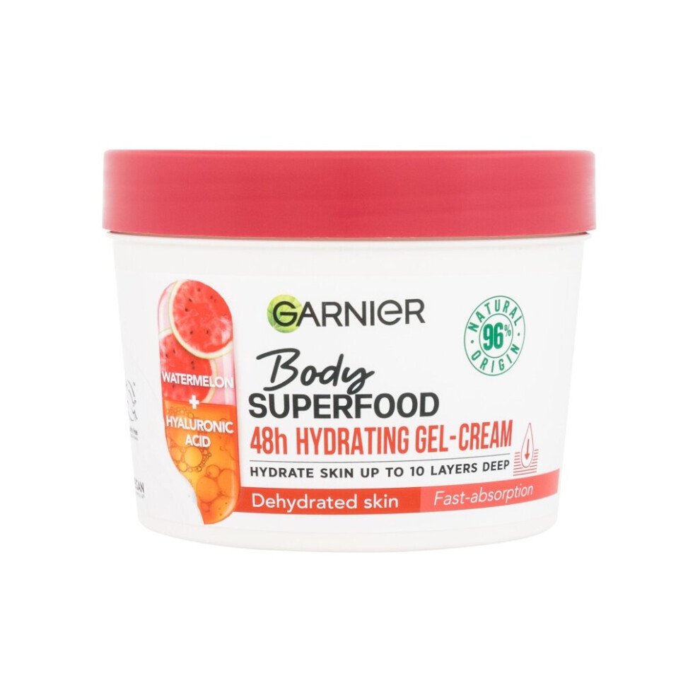 Garnier - Body Superfood 48h Hydrating Gel-Cream Watermelon & Hyaluronic Acid - For Women, 380 ml