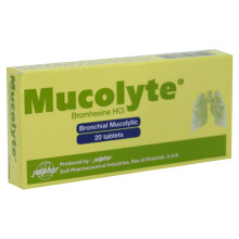 Mucolyte 8mg Tablets 20's | Reduces Thickness of Sputum | Beneficial for Disorders of the Respiratory Tract | Easier To Breathe | Breathing Medicine