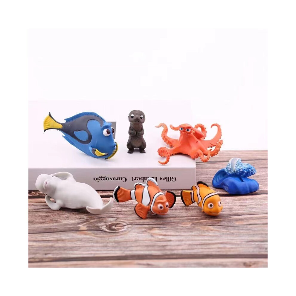 (6pcs) 6pcs/Set  Finding Nemo Dory PVC Action Figure Toys Model Figurine Doll