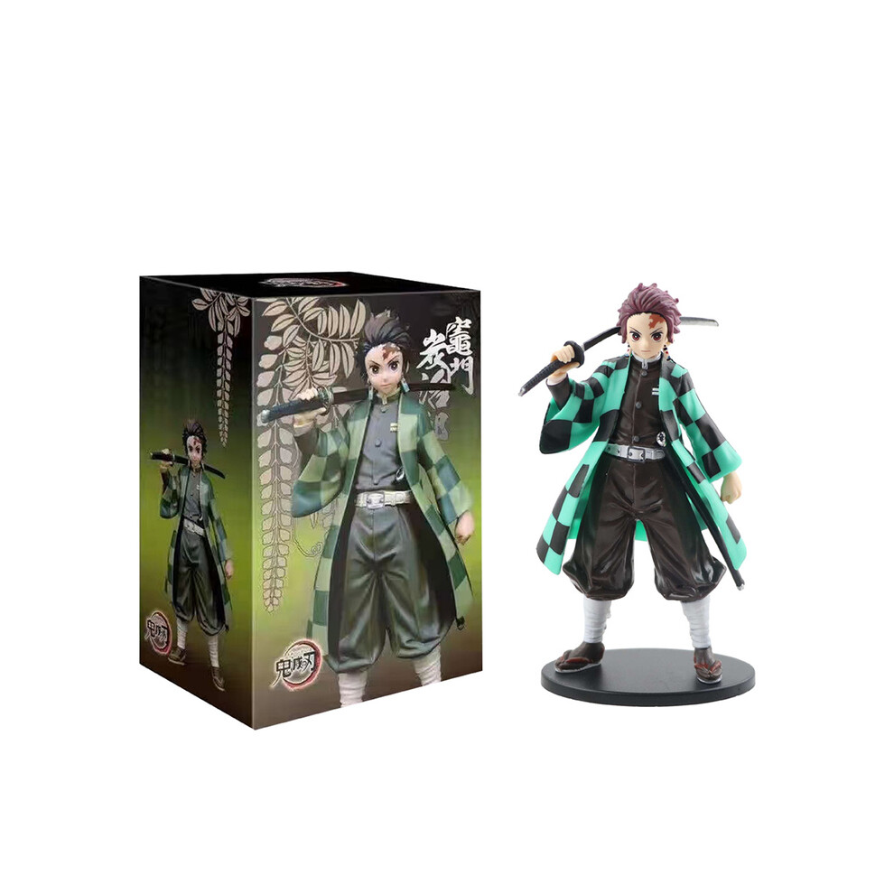 (With box Tanjirou) Anime figure Demon Slayer Figure Kamado Tanjirou Nezuko Action Figures