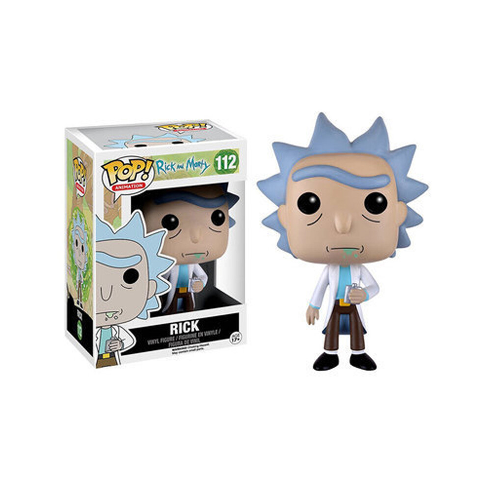 (A112) Pop Rick and Morty 10cm PVC Action Figure Weaponized Rick and Morty Pickle