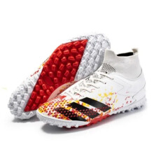 (White?Astro Soles?, UK 4=EU37=Inner length=23.5 cm) Men Junior Boy Football Boots AG/TF Soccer Training Shoes Sneaker Size UK 3.5-11