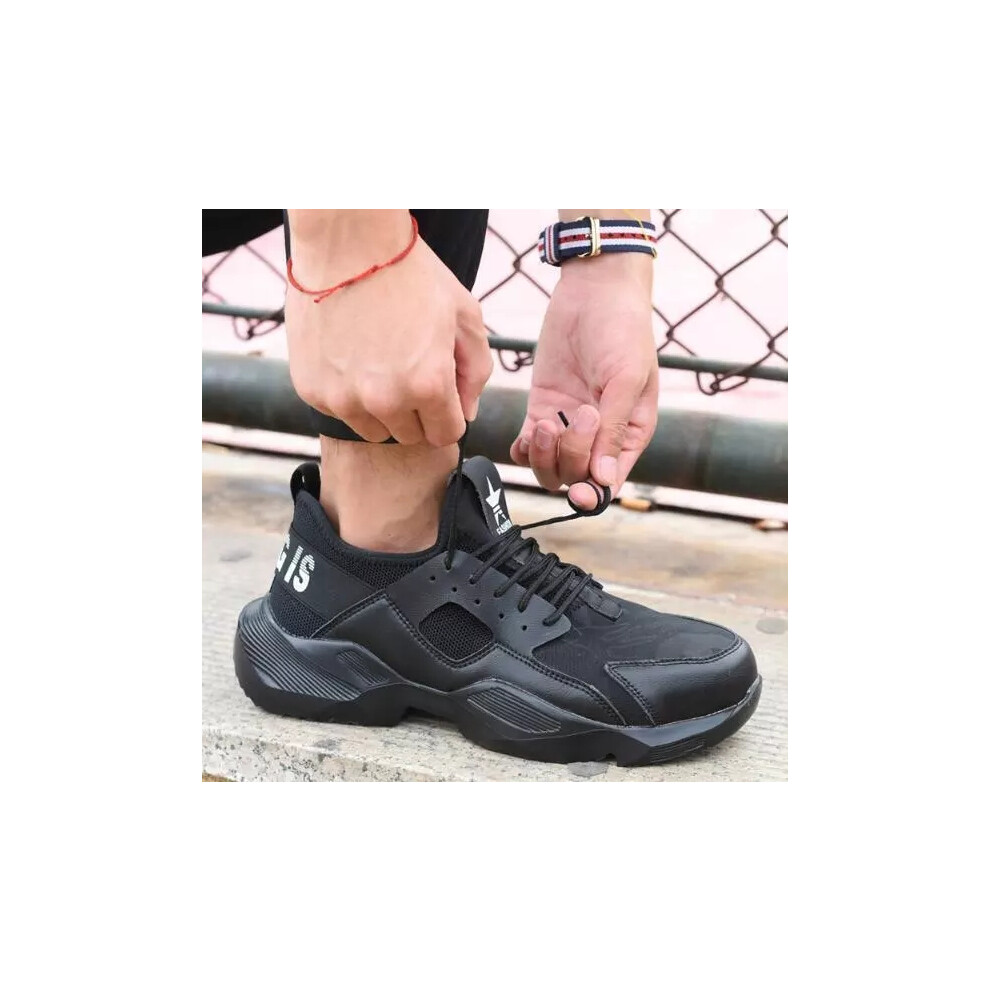 (EU 40 / Women UK 7 / Men UK 6, All Season 9978) Mens Womens Safety Shoes Lightweight Trainers Steel Toe Cap Hiking Boots Shoes