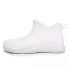 (White, UK 6.5) Mens Wellington Rain Boots Womens Outdoor Wellies Garden Waterproof Shoes Size