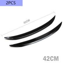 (42cm Black) Universal Car Wheel Eyebrow Arch Mouldings Fender Rubber Stickers Body