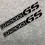 (red) For BMW R1200GS R1200 R 1200 GS Motorcycle Helmet Tank Pad Sticker Body 5