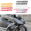 (red) For BMW R1200GS R1200 R 1200 GS Motorcycle Helmet Tank Pad Sticker Body 2