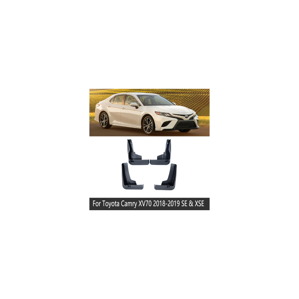 (Fit Se Xse) For Toyota Camry 2018~2019 Xv70 4Pcs Front Rear Car Fender Mudguard Mud 9009166786460