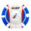 (Cap-White Blue) For Honda CBR1100xx 1100 XX Black Bird Blackbird 1996-2007 Carbon Fiber 1