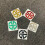 (black-2pcs) 3D Motorcycle Logo Stickers Emblem Badge Decal Tank Wheel for Kawasaki 4