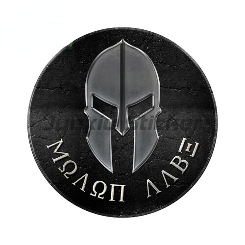 (13cm, style 10) Spartan Molon Labe Warrior Car Helmet Decal Sticker for Car Motorcycle