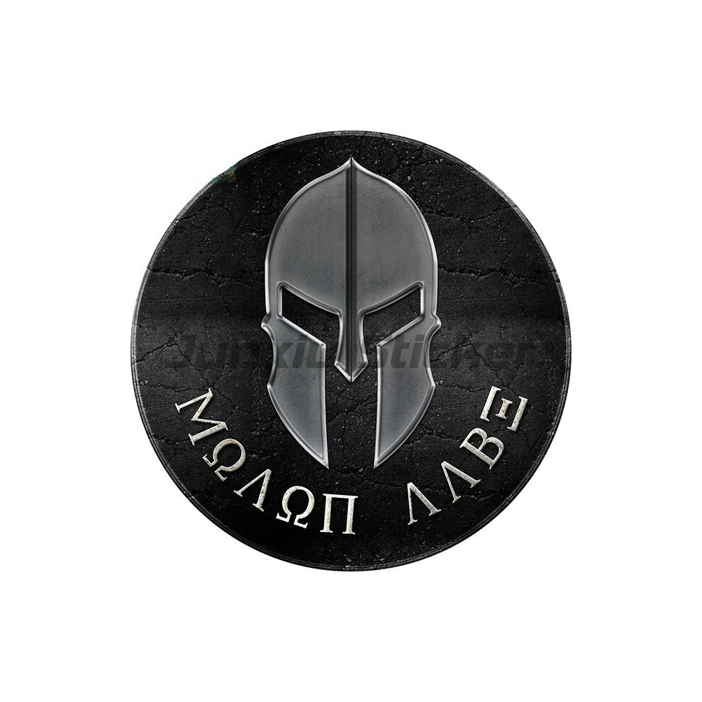 (13cm, style 10) Spartan Molon Labe Warrior Car Helmet Decal Sticker for Car Motorcycle