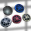 (Blue Small) 3D Yamaha Stickers Emblem Logo Decal Gold White Black StickerVehicle Wraps 2