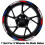(17 Inch 004) For Honda HRC CBR 1100 CBR1000RR 600RR 125 CBR650/500/300/250 R Motorcycle 1