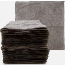 Microfibre Cloths 40x40 Cleaning Drying 20 Pcs Kitchen Window Car Grey
