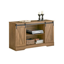 SoBuy FSB60-BR, Storage Cabinet Sideboard with 2 Sliding Doors