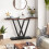 Tribesigns Tribesigns Console Table, Industrial Hallway Table for Entryway 7