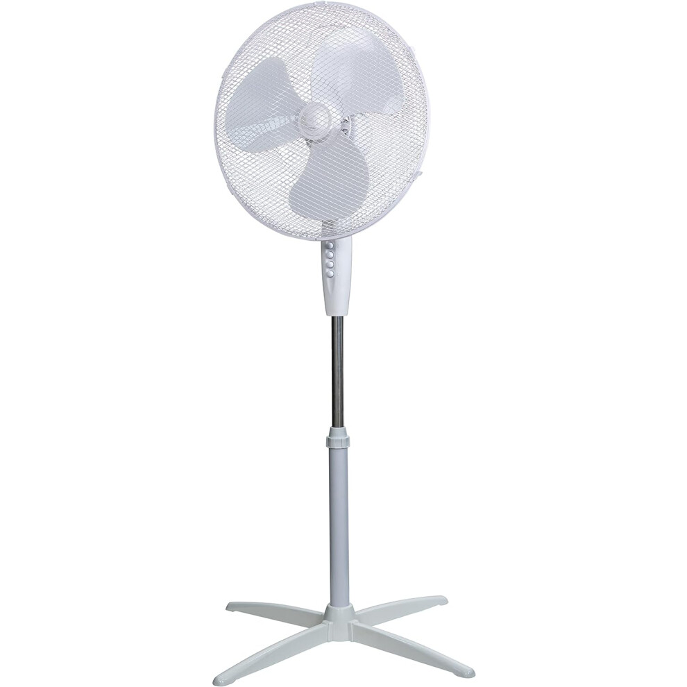 16" Inch Lightweight, Pedestal Fan, 3 Speeds, Wide-Angled