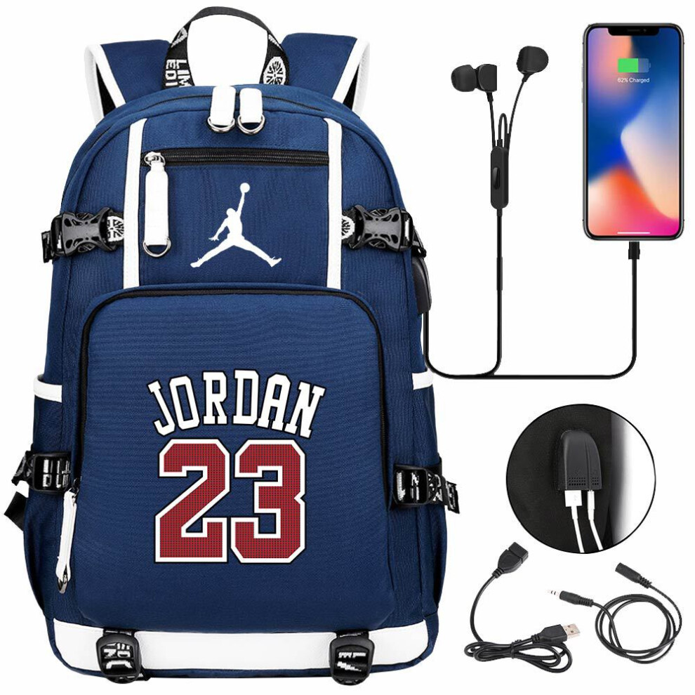 School Bags Jordan Backpack Basketball Football Player Jordan