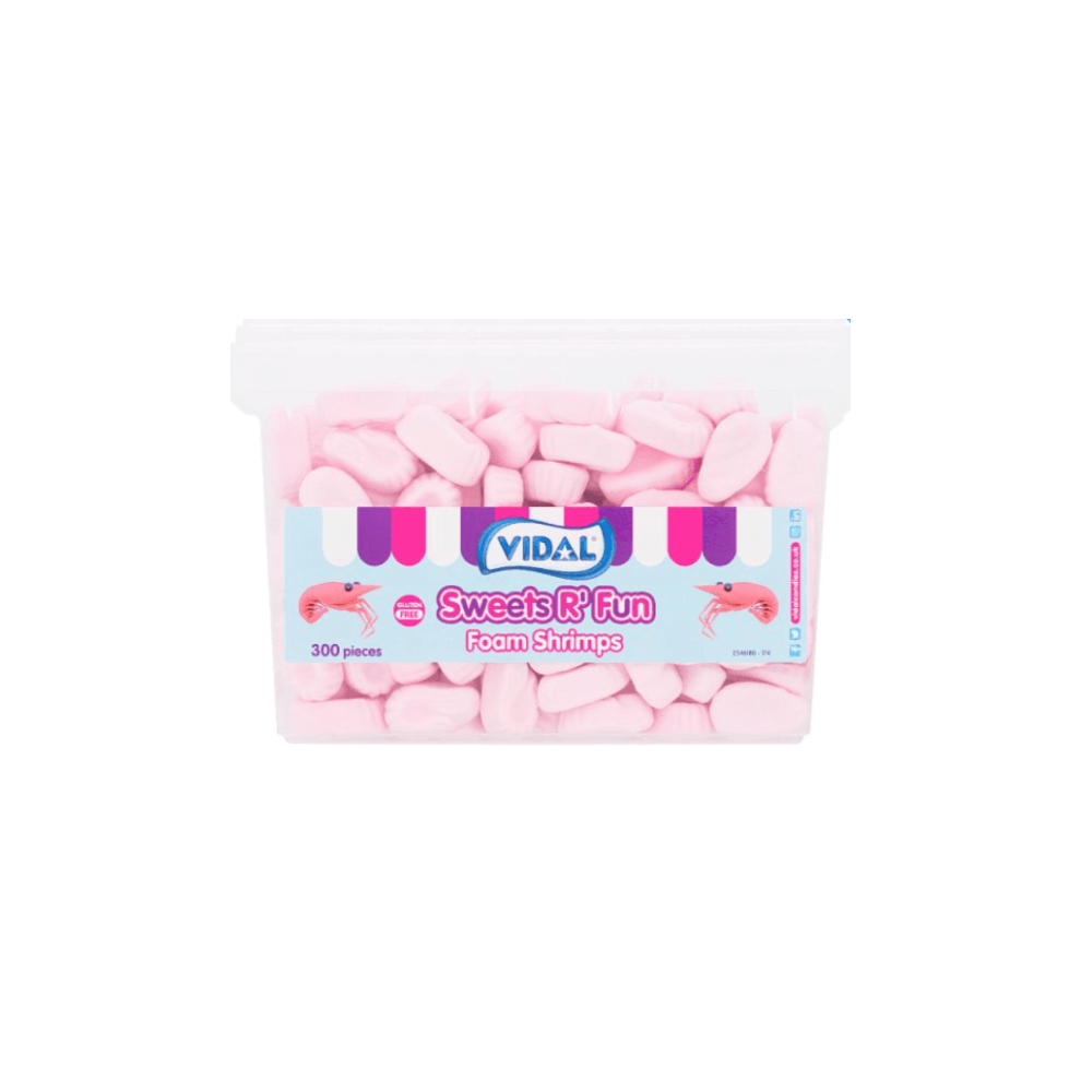 Vidalforce Foam Shrimps - 300 Pieces (840G)